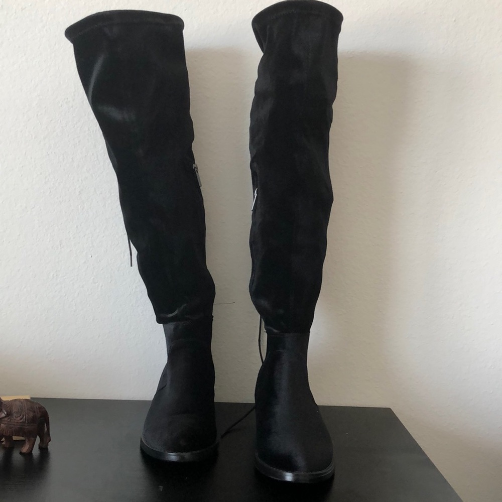 Cloudwalkers Tysens OTK Velvet Flat Boot Sz 11W